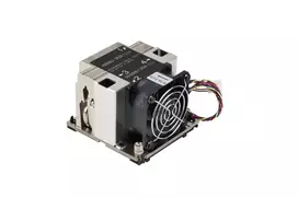 Supermicro SNK-P0068AP4 procesoriaus aušintuvas – 6 cm ventiliatorius, juodos ir nikelio spalvos