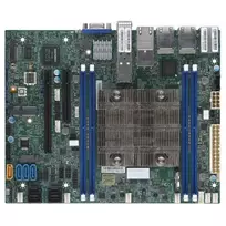 Pagrindinė plokštė Supermicro X11SDV-8C-TP8F FlexATX su Intel Xeon D-2146NT, 4x Gigabit LAN, 4x 10 Gigabit LAN, integruota grafika