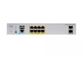 Cisco Catalyst 2960CX-8PC-L valdomas jungiklis – 8 x Gigabit PoE+ prievadai, 2 x SFP, 2 x Gigabit prievadai, stalinis/DIN bėgio/sieninis montavimas