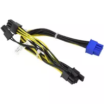 Supermicro - CBL-PWEX-1017 GPU Power Cable - interne Stromversorgung, 8-polig zu 8-poliger PCIe Power (6+2) 20 cm