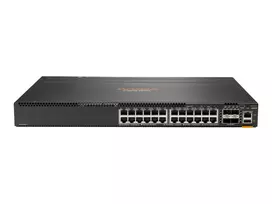 HPE Aruba 6300M jungiklis - L3 valdomas - 24 x 10/100/1000 + 4 x 1/10/25/50GbE SFP56 (aukštupio/stekavimo) - priekinis-galinis oro srautas