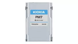 SSD Kioxia PM7-R 2,5 colio SAS 7,68 TB — BiCS FLASH TLC, 4200MB/s skaitymas, 4100MB/s rašymas