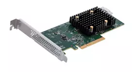 Vidinis HBA adapteris Broadcom 9500-8i — PCIe SAS/SATA 12Gbit/s, NVMe, pilno aukščio/žemo profilio