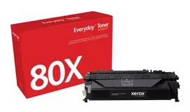 „Everyday“ juodas toneris „Xerox“, suderinamas su HP 80X (CF280X), didelės talpos