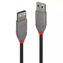 Lindy 0,2 m USB 2.0 A-A laidas, Anthra Line