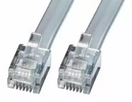 Tinklo kabelis Lindy RJ-12 M/M 5,0 m RJ-12 5 m Pilka