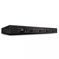 Lindy 4x4 HDMI 4K60 Matrica, HDMI, 4x HDMI, Metalinis korpusas, 1080p, 2160p, DTS-HD, Dolby TrueHD, 12 V