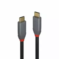Lindy 2m USB 3.2 Type C laidas, 5A PD, Anthra Line