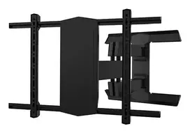 Fiksuotas sieninis laikiklis B-TECH BT8227/B 600x400 iki 75 colių televizoriui, maks. apkrova 50 kg