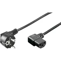 Maitinimo laidas Goobay 96042 juodas 1,5 m CEE7/7 C13 250V 16A