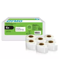 Etikečių juosta DYMO 2177564 balta 2,5 cm x 5,4 cm 6000 etikečių