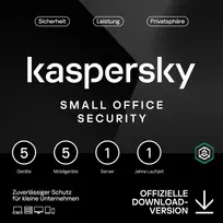 Kaspersky Small Office Security [5 įrenginiai – 1 metai] Bazė: 5 kompiuteriai + 5 mobilieji + 1 failų serveris – 1 metai