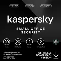 Kaspersky Small Office Security [20 įrenginių - 2 metai] Bazė 20 įrenginių + 20 mobiliųjų įrenginių + 2 failų serveriai - 2 metai
