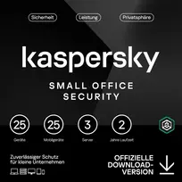 Kaspersky Small Office Security [25 įrenginių - 2 metai] Bazinė versija 25 kompiuteriams + 25 mobiliesiems + 3 failų serveriams - 2 metai