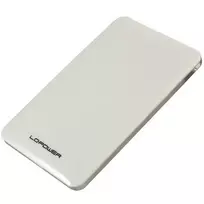 LC-Power LC-25U3-7W, nur Gehäuse 2.5, USB 3.0, weiß, für SATA HDD/SSD (LC-25U3-7W)