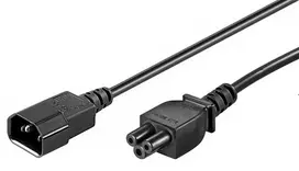 MicroConnect PE080618 maitinimo ilginimo laidas 1,8 m C14 / C5 juodas