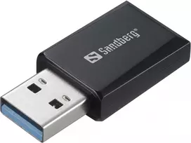 Mini WiFi adapteris Sandberg 1300Mbit/s USB Type-A Dviejų juostų