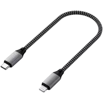 Satechi ST-TCL10M USB-C / Lightning laidas 0,25 m juodai pilkas