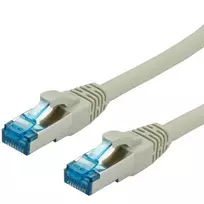 Tinklo kabelis VALUE S/FTP Patch Cord Cat.6a RJ-45 0,5 m pilkas
