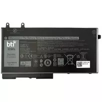 Baterija BTI, skirta Dell Latitude 5420 Rugged, 11,4 V, 51 Wh (3 elementų), juoda