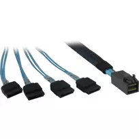 Laidas SFF 8643 į 4x SATA Inter-Tech 0,5 m
