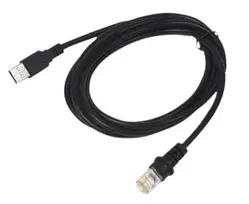 USB laidas Datalogic 90A052187 Type A su Power Over Terminal, vytas, 5 m ilgio