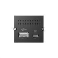 Bachmann 917.229 CM portų replikatoriaus modulis, USB-C PD 100 W, 2x USB-A, Mini DisplayPort, RJ45