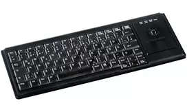 Contour Design Active Key Contour pramoninė klaviatūra IP68 su trackball mini belaidė juoda DE 4400