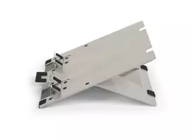 BakkerElkhuizen FlexTop 270, nešiojamojo kompiuterio stovas, pilka, aliuminis, 25,4 cm (10 colių), 40,6 cm (16 colių), 3 kg