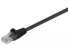 MicroConnect B-UTP505S tinklo kabelis 5 m, Cat5e, U/UTP, juodas