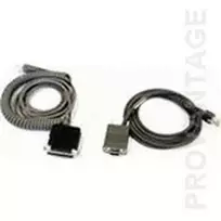 Datalogic CAB-434 RS232 PWR 9P moteriškas suvyniotas kabelis