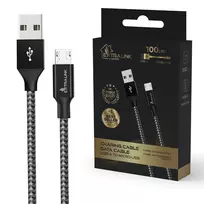 Įkrovimo laidas Extralink Smart Life 15W USB-A į microUSB 100 cm PVC 5V 2,4A juodas