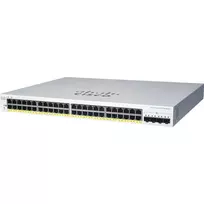 Valdomas L2 Gigabit PoE jungiklis Cisco CBS220-24P-4X — 24x 10/100/1000 RJ‑45, 4x SFP+, 128Gbit/s, 8192 MAC