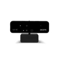 DICOTA Webcam PRO Face Recognition D31892, Full HD 1080p (1920 x 1080), IR Windows Hello, mikrofonas, automatinis fokusavimas, USB 2.0, juoda