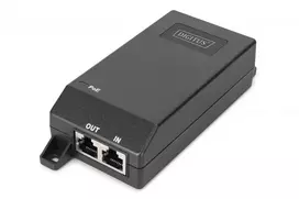 Digitus Gigabit Ethernet PoE+ injektorius 802.3at 30 W Juodas