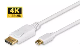 Microconnect DP-MMG-180M DisplayPort kabelis 2 m Mini DisplayPort Baltas