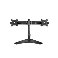 AG Neovo DMS-01D 61 cm (24 colių) Dvigubas monitorių stovas Juoda, Sidabrinė