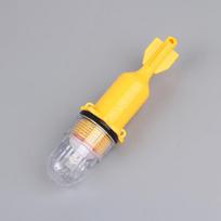 12V Fishing Net Underwater Light Beacon Signal Lamp Fish Finder for Lake Sea Boat Dock Night Fishing Use geltona