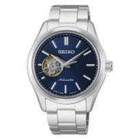 Seiko Selection HFB002J Men's Automatic Open Heart Watch Blue Dial Stainless Steel Made in Japan 2026 Model
