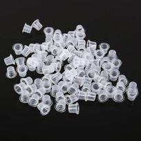 Professional 100Pcs Small Tattoo Machine Pigment Ink Cups Cap Supply Set