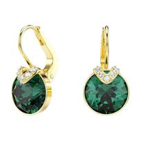 Swarovski Solid color design#luck crystal earrings women's green 5735389 žalia