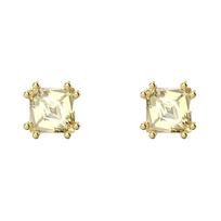 Swarovski paprasti, išskirtiniai ir madingi Stilla auskarai moterims, geltoni 5639124 geltona