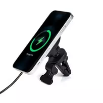 eSTUFF ES638130 belaidis greitasis automobilinis kroviklis su magnetiniu laikikliu, aliuminis, 15 W