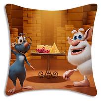New Boobas Animation For Kids Cushion Cover Print Anime Cartoon Floor Pillow Case Cool Pillowcase Home Decoration Peach skin 18*18(CM)-1Pcs