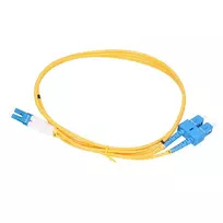Extralink Patchcord LC/UPC-SC/UPC, vienmodis, dupleksas, G652D, 3 mm, 10 m