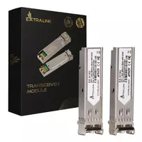 SFP modulis Extralink 1,25Gbps LC/UPC 850nm 550m daugiamodis (2 vnt. rinkinys)