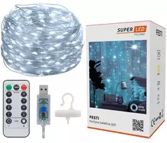 LED užuolaida Extralink KURTYNA LED 3x3 su nuotolinio valdymo pultu (EX.73172)