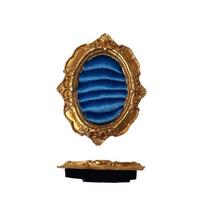 Velvet Organizer Ring Display Stand Baroque Design Jewelry Display Rack  Engagement Prop