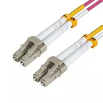 Microconnect FIB4404005P Optinis šviesolaidinis kabelis 0,5 m LC rausvas