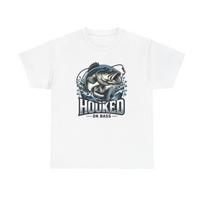 Men's and Women's T-shirts Hooked On Bass Graphic M